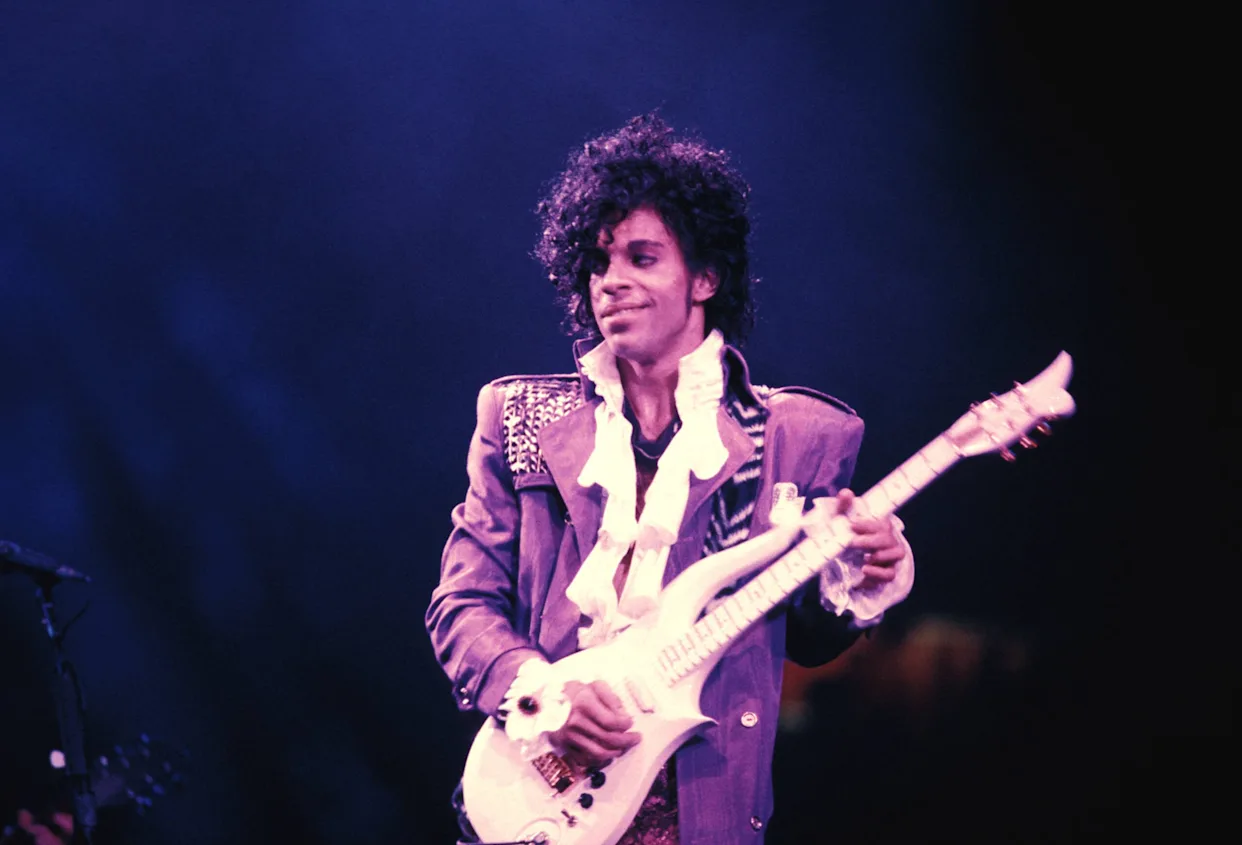 prince in his purple coat