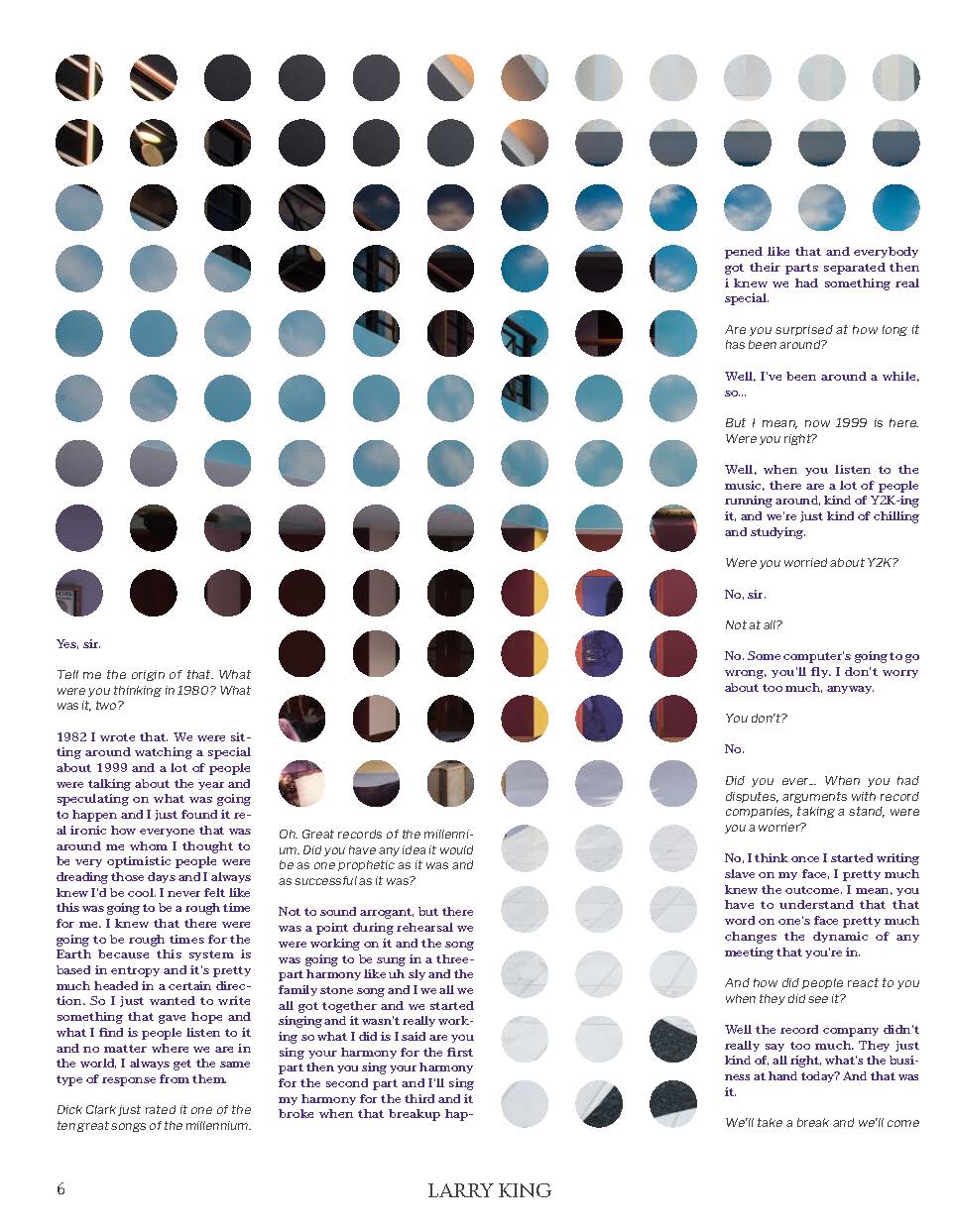 meshed left page