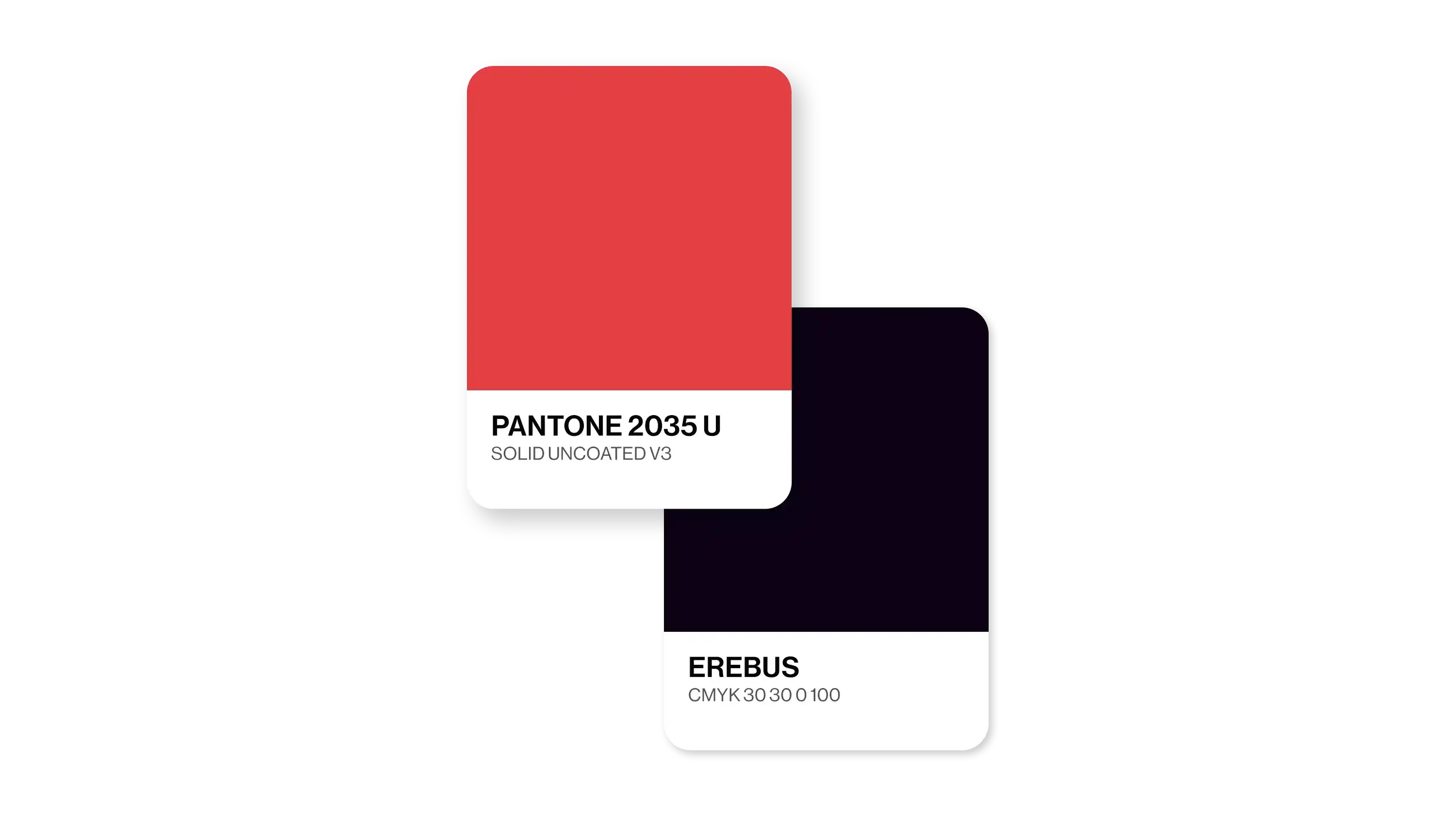 red-orange and black color mixes