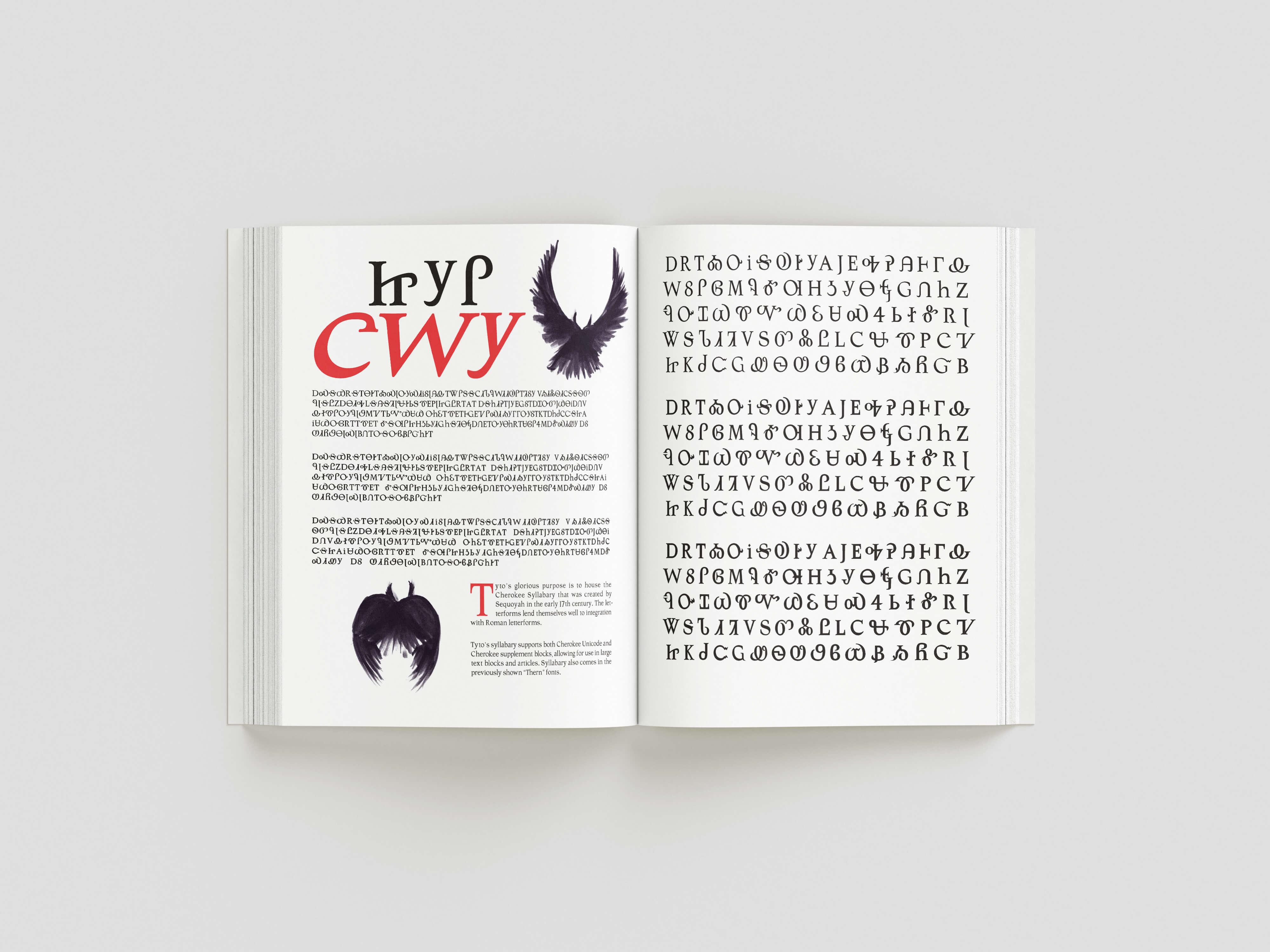 book cherokee specimen