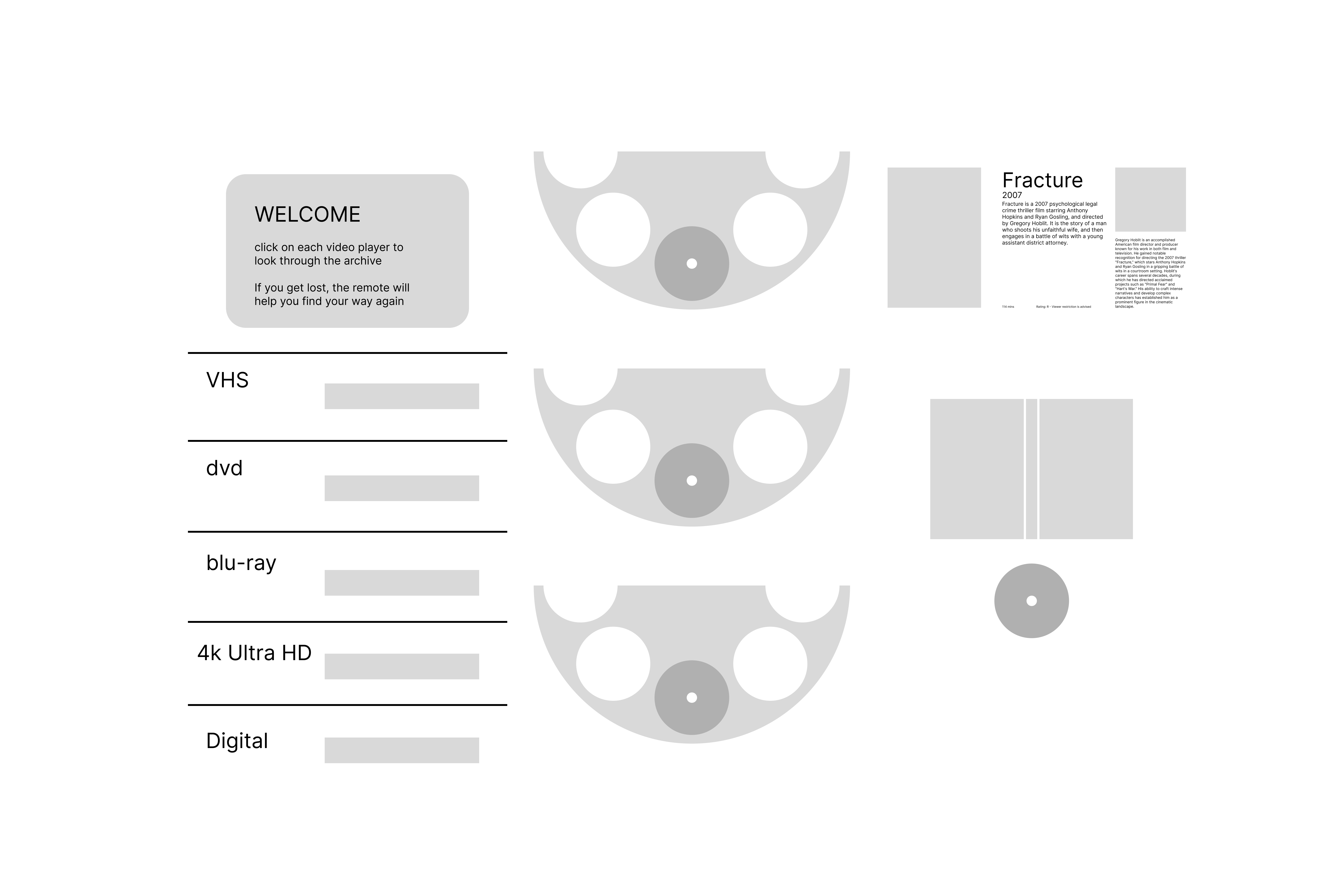 site lofi wireframes